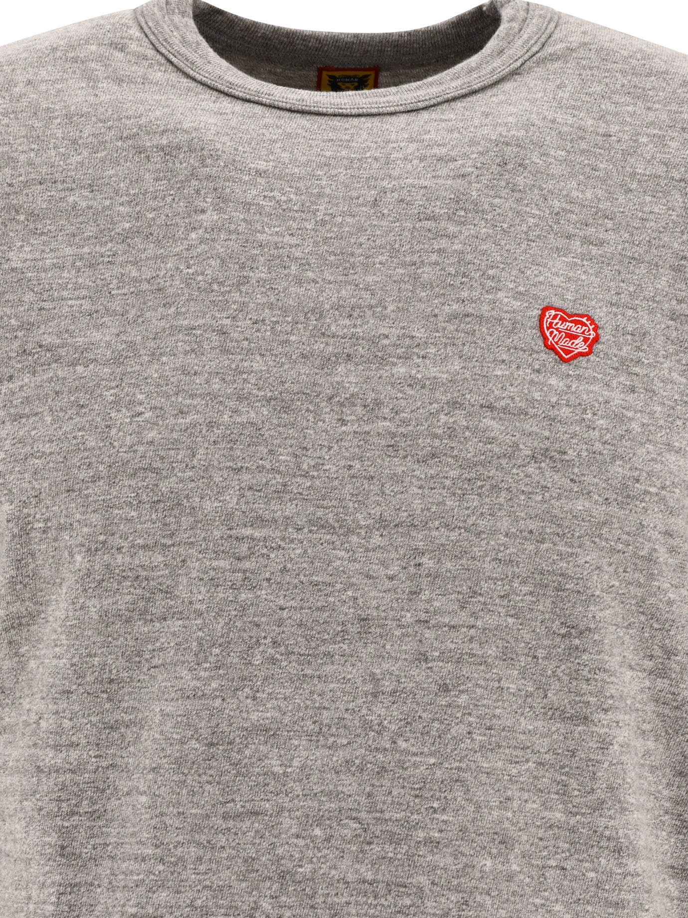 HUMAN MADE Grey Heart Badge t-shirt